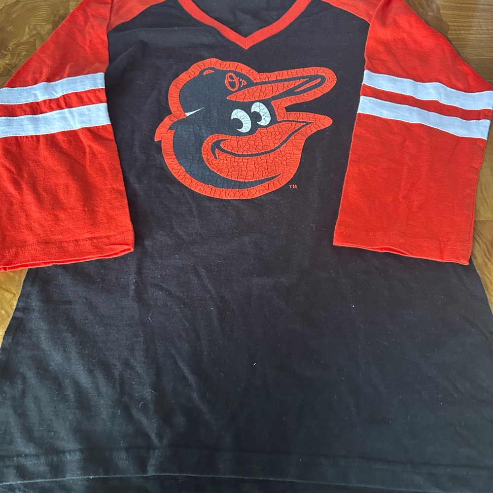 Genuine Merchandise Black and Red Long Sleeve Tee
